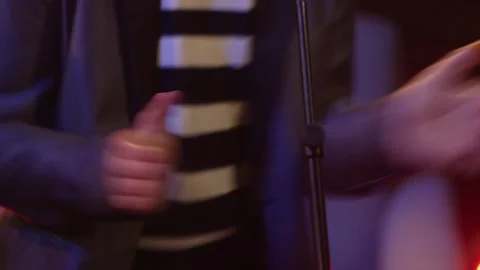 Background performers singing and dancing Stock-Footage 136336506