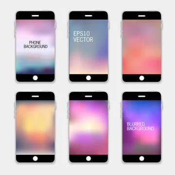 Background phone Stock Illustration