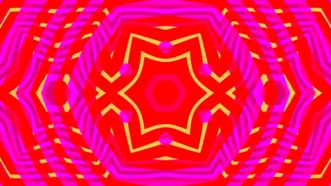 A background picture of geometrical psychedelic pattern イラスト素材