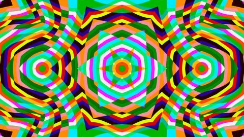 A background picture of geometrical psychedelic pattern Illustrazione stock