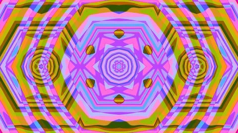 A background picture of geometrical psychedelic pattern Stock Illustration