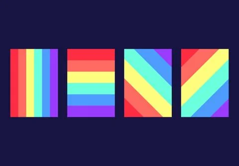 Background pictured Support Pride Month. Stock Illustration
