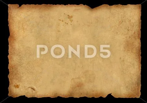 Background - a piece of old, fragmentary parchment Stock Illustration