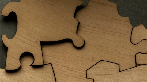 Background of the pieces of the puzzle Video stock 47582705
