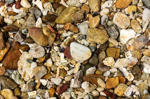 Background of a pile of pebbles Stock-Fotos