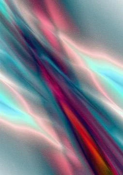 Background with pink and blue the overlapping waves Stock Illustration