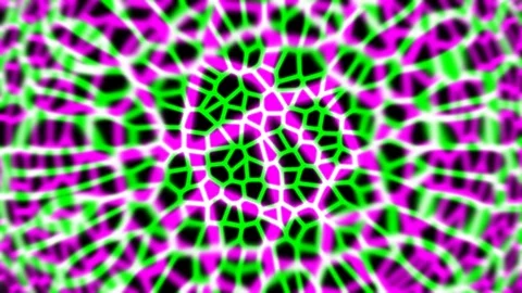 Background with pink and green changing pattern in a seamless loop Stock Footage 115814798