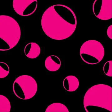 Background with pink circles Stock Illustration