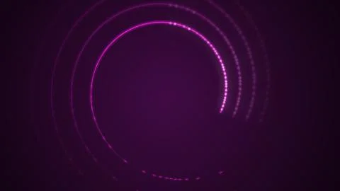 Background with pink glowing circle 3d rendering. 스톡 일러스트