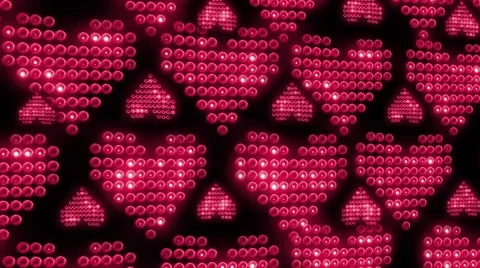 Background of pink hearts Stock Footage 45903960