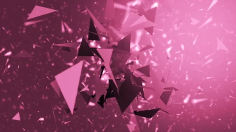 Background pink with polygons. Video stock 62414869