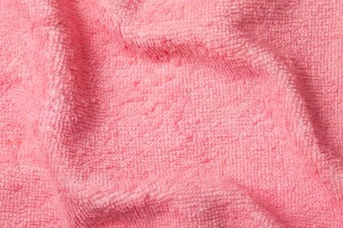 Background pink towel Stock Photos