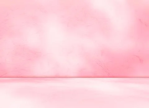 Background pink wall studio shadow kitchen podium table product backdrop Stock Illustration