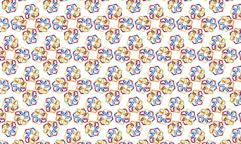 Background with pinwheels. illustration with repeating pattern. Illustrazione stock
