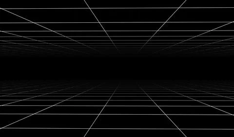 Background pixel video for game grid retro and space line black. Vr abstract Stock Illustration