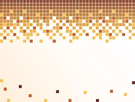 Background with pixels Stock Illustration
