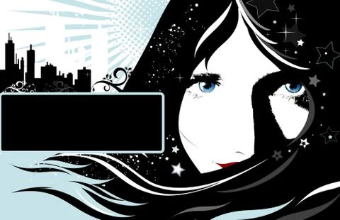 Background with place for the text Stock Illustration