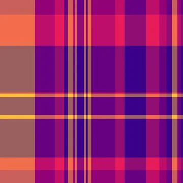 Background plaid pattern of vector tartan textile with a seamless texture f.. Stock Illustration