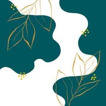 Background with plants. Stock Illustration