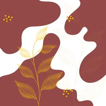 Background with plants. Stock Illustration