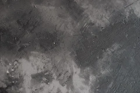 Background from plaster decorated with artificial concrete. Drying plaster on Stock Photos