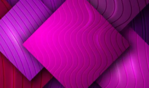 Background with Plastic Relief Tiles. Illustrazione stock