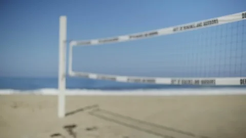 Background plate of a volleyball court o... | Stock Video | Pond5
