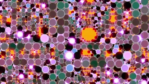 Background Plexus of Bubbles. Video stock 295777278