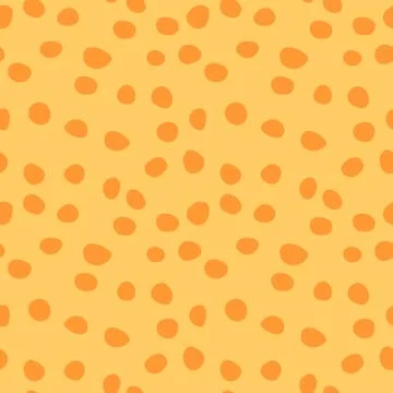 Background polka dot. Seamless pattern. Random dots, circles, animal skin. De Stock Illustration
