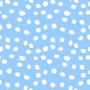 Background polka dot. Seamless pattern. Random dots, circles, animal skin. De Stock Illustration