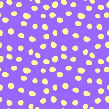 Background polka dot. Seamless pattern. Random dots, circles, animal skin. De イラスト素材