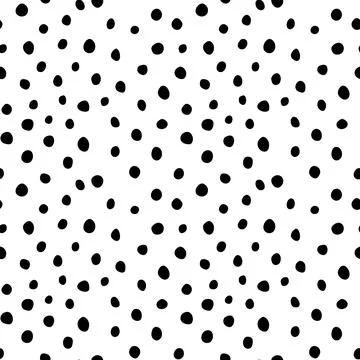 Background polka dot. Seamless pattern. Random dots, circles, animal skin. De Stock Illustration