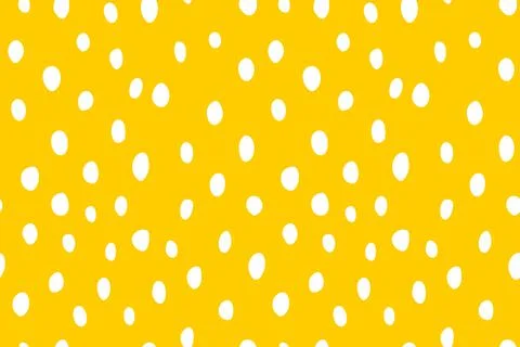 Background polka dot. Seamless pattern. Random dots, circles, spots, stains.  Stock Illustration