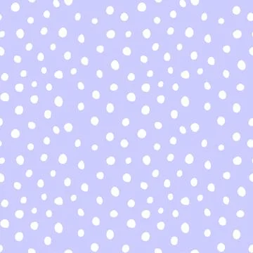 Background polka dot. Spotted seamless pattern. Random dots, circles, stains, Stock Illustration
