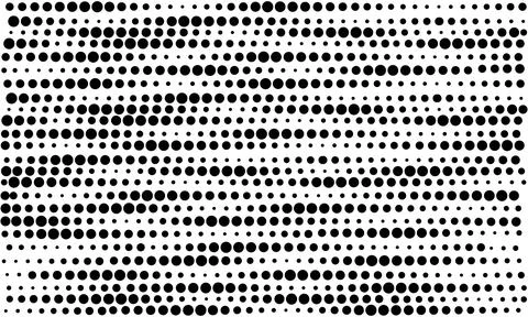 Background of polka dots of different sizes in the same color for decoration Stock Illustration