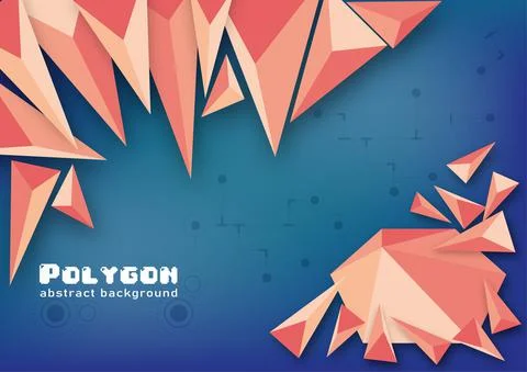 Background polygon vector EPS10 illustration 002 Stock Illustration
