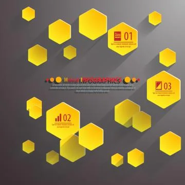 Background polygons cut paper- design template. イラスト素材