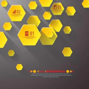 Background polygons cut paper- design template. イラスト素材