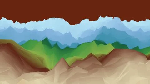Background from polygons. With shadows and light. Stock Illustration