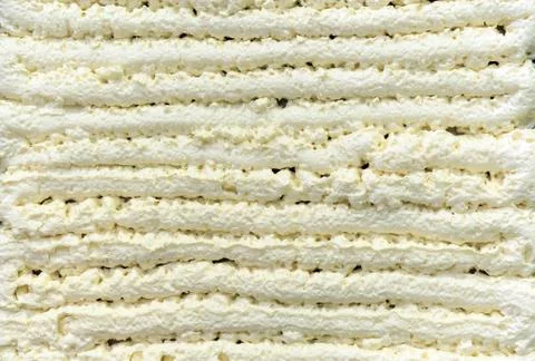 Background polyurethane foam for thermal insulation of walls and installation. Stock Photos