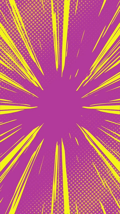 Background in pop art and comic style. 動画素材 248147153