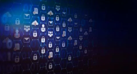 Background pressed Global network security world map Key lock security system Stock Illustration