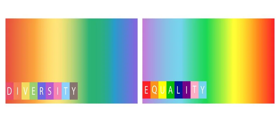 Background in pride month with gradient colorful; Stock Illustration