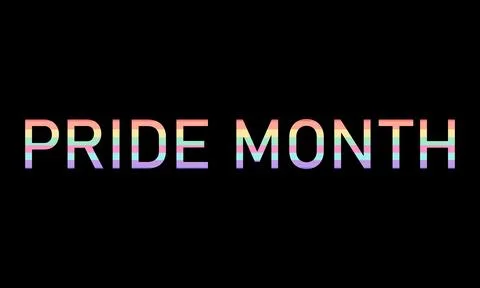 Background in prideday with word Stock Illustration