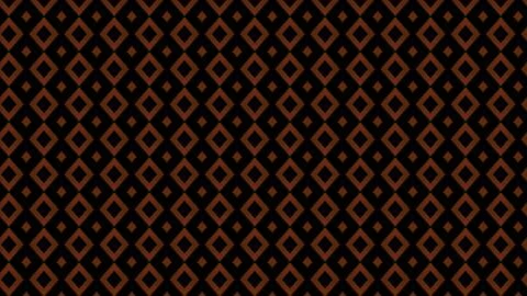 Background with pulsating diamonds. Design. Simple pattern with moving diamonds Stock Illustration