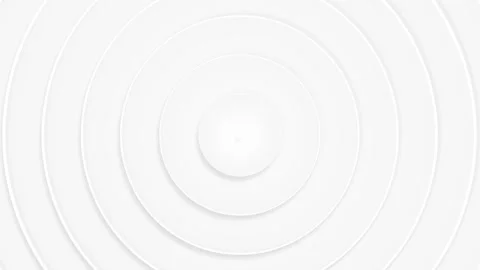 Background from pulsating white circles. Video stock 124289914