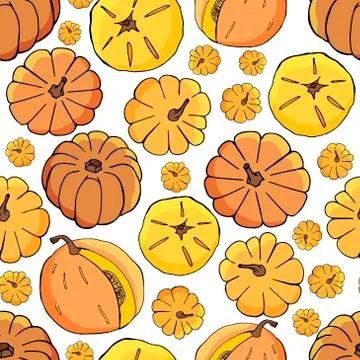 Background with pumpkin Stock Illustration