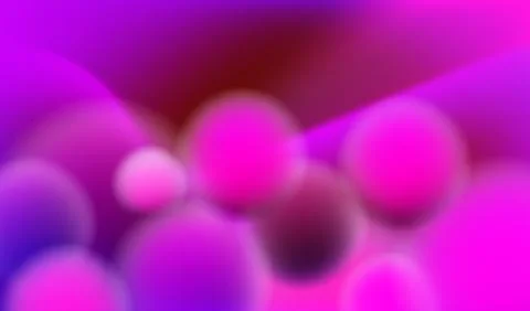 Background with Purple 3D Fluid Elements. Stockillustratie