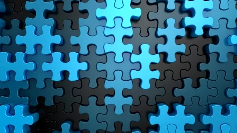 Background of Puzzles Stock Footage 329364070