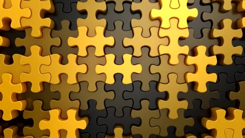 Background of Puzzles 库存影片 329364113